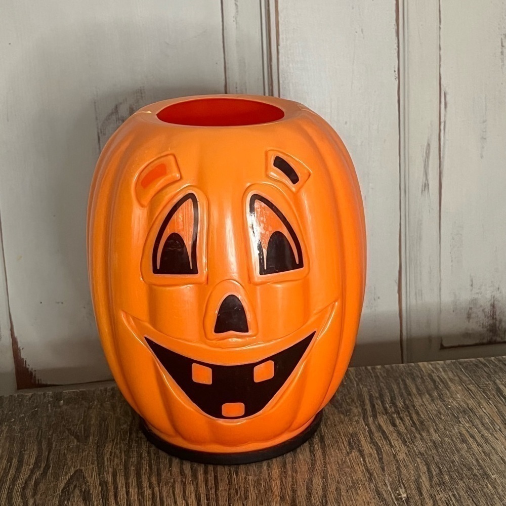 Not for sale Vintage Halloween Jack O Lantern Pumpkin Blowmold decoration